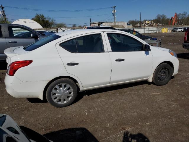 3N1CN7AP7EL840356 - 2014 NISSAN VERSA S WHITE photo 3