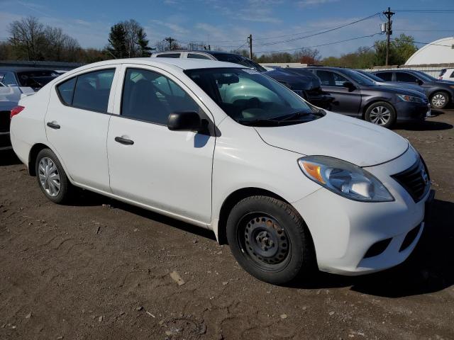 3N1CN7AP7EL840356 - 2014 NISSAN VERSA S WHITE photo 4