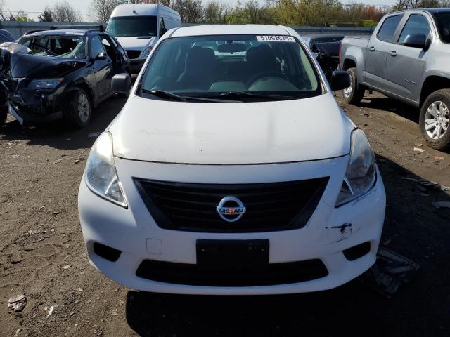 3N1CN7AP7EL840356 - 2014 NISSAN VERSA S WHITE photo 5