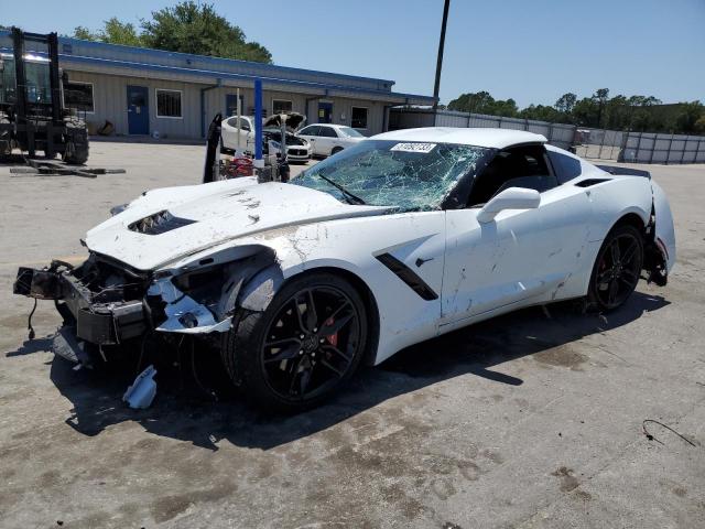 1G1YB2D7XJ5105724 - 2018 CHEVROLET CORVETTE STINGRAY 1LT WHITE photo 1