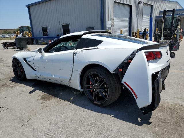 1G1YB2D7XJ5105724 - 2018 CHEVROLET CORVETTE STINGRAY 1LT WHITE photo 2