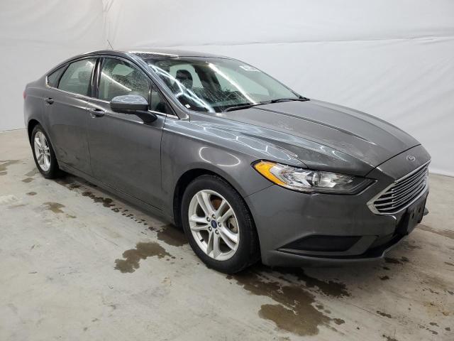 3FA6P0HD4JR168003 - 2018 FORD FUSION SE GRAY photo 4