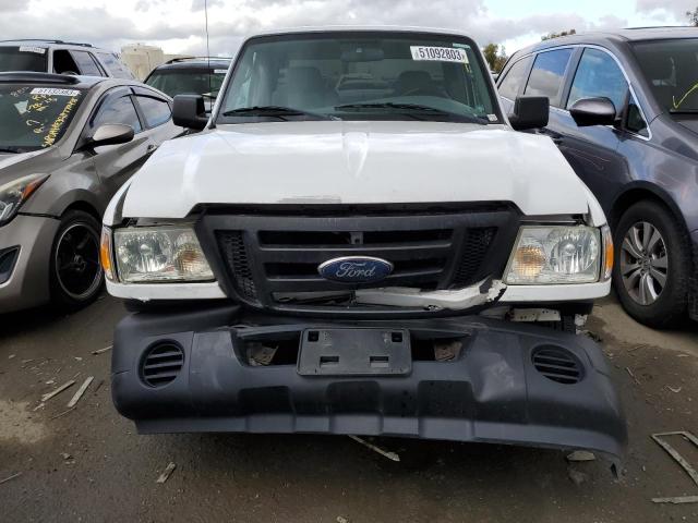 1FTYR10D69PA06875 - 2009 FORD RANGER WHITE photo 5