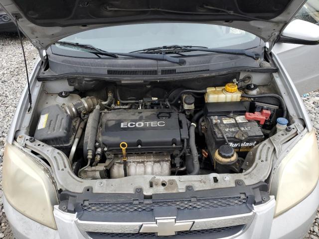 KL1TD56E59B611975 - 2009 CHEVROLET AVEO LS Gümüş foto 11