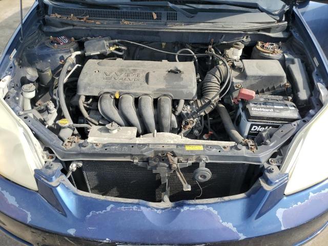 2T1KR32E83C114461 - 2003 TOYOTA COROLLA MA XR BLUE photo 11