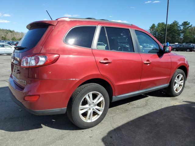 5NMSHDAG8AH355715 - 2010 HYUNDAI SANTA FE SE RED photo 3