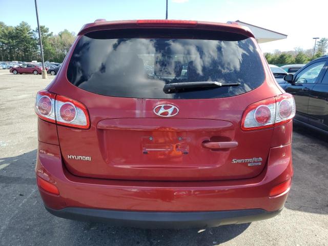 5NMSHDAG8AH355715 - 2010 HYUNDAI SANTA FE SE RED photo 6