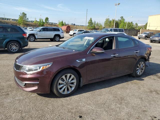 5XXGT4L3XJG259582 - 2018 KIA OPTIMA LX BURGUNDY photo 1