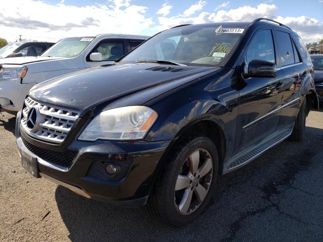 4JGBB8GB4BA695410 - 2011 MERCEDES-BENZ ML 350 4MATIC BLACK photo 1