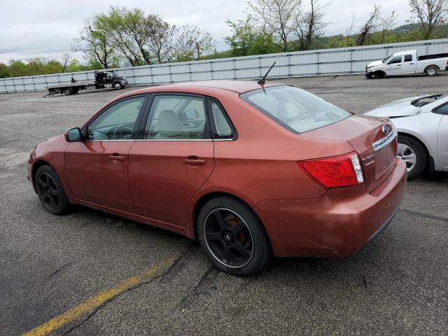 JF1GE6A63AH510423 - 2010 SUBARU IMPREZA 2.5I ORANGE photo 2