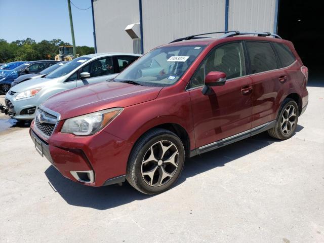 JF2SJGUC9FH474916 - 2015 SUBARU FORESTER 2.0XT TOURING BURGUNDY photo 1