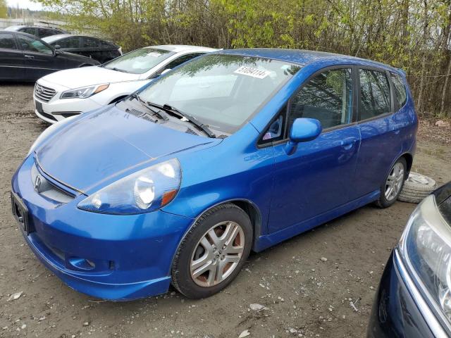 JHMGD37667S058576 - 2007 HONDA FIT S 蓝色 照片 1