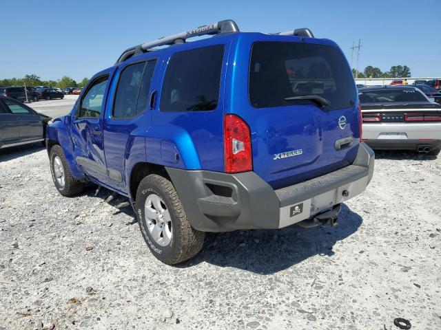 5N1AN0NU0DN820519 - 2013 NISSAN XTERRA X BLUE photo 2