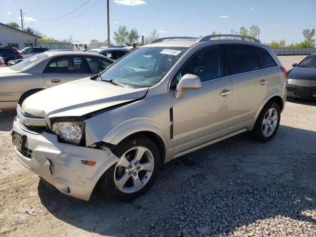 3GNAL4EK2ES656589 - 2014 CHEVROLET CAPTIVA LTZ TAN photo 1