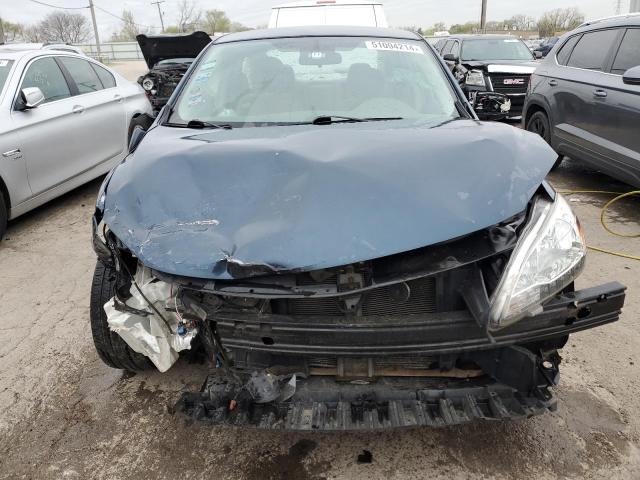 3N1AB7AP0DL637808 - 2013 NISSAN SENTRA S BLUE photo 5