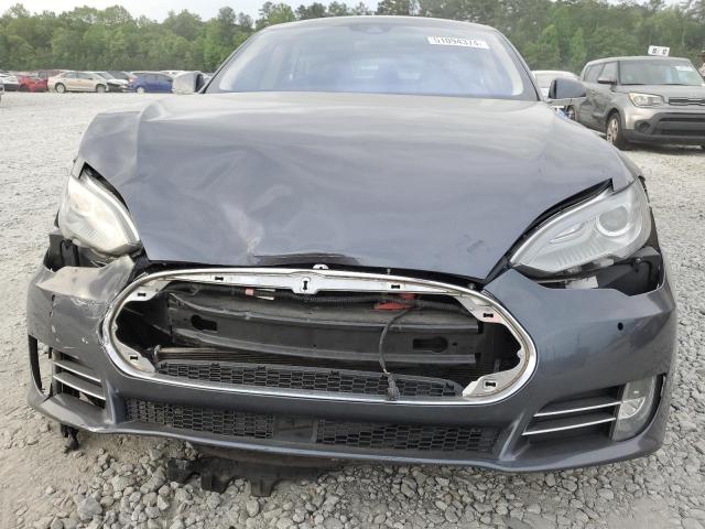 5YJSA1H23EFP67724 - 2014 TESLA MODEL S ნაცრისფერი ფოტო 5