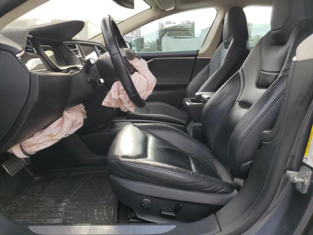 5YJSA1H23EFP67724 - 2014 TESLA MODEL S ნაცრისფერი ფოტო 7