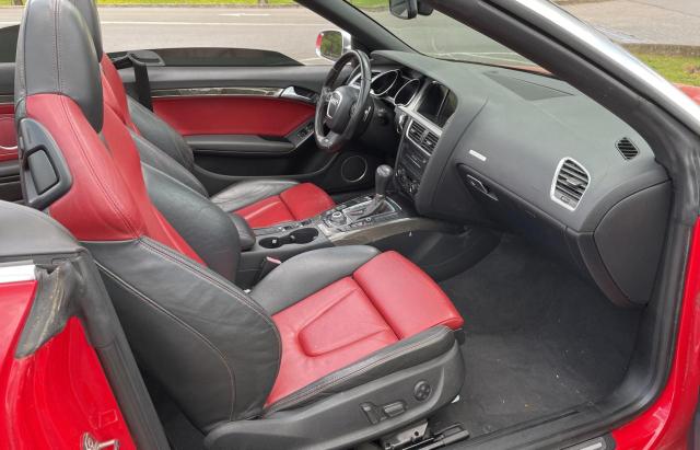 WAUCGAFH7AN013244 - 2010 AUDI S5 PREMIUM PLUS 红色 照片 5