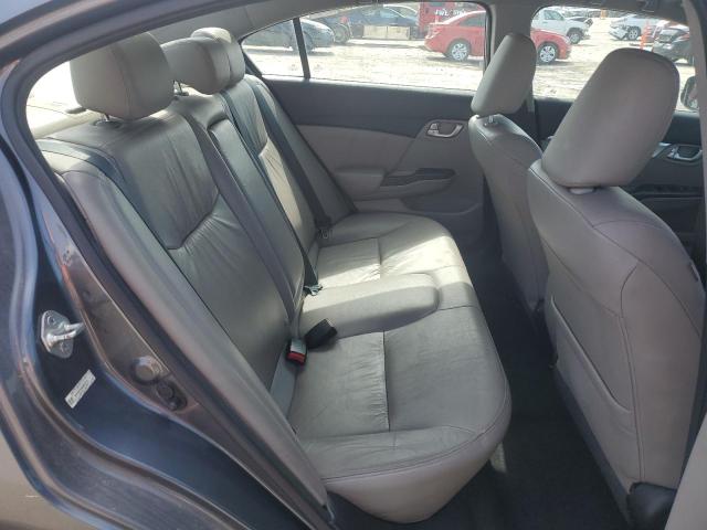 19XFB2F93DE025722 - 2013 HONDA CIVIC EXL SILVER photo 10