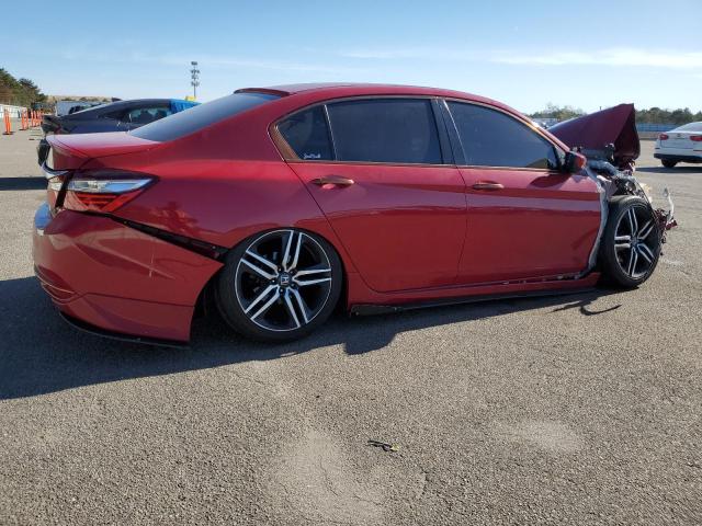 1HGCR2F16HA245245 - 2017 HONDA ACCORD SPORT SPECIAL EDITION RED photo 3