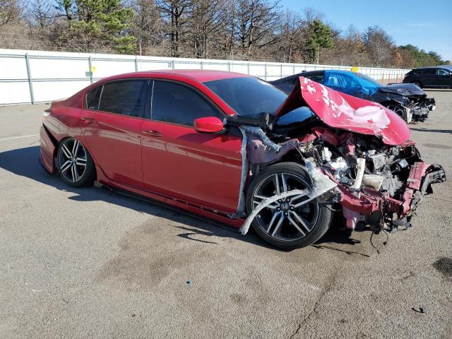 1HGCR2F16HA245245 - 2017 HONDA ACCORD SPORT SPECIAL EDITION RED photo 4