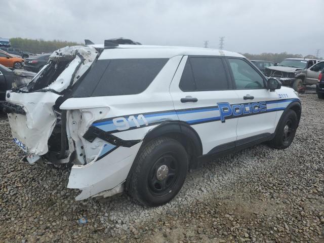 1FM5K8AB4MGC21608 - 2021 FORD EXPLORER POLICE INTERCEPTOR 双色 照片 3