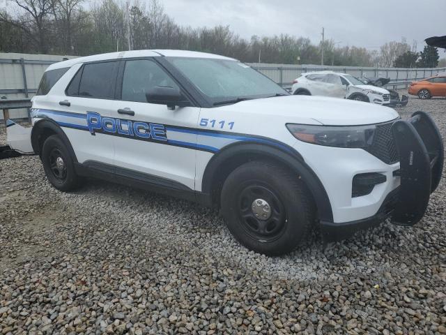 1FM5K8AB4MGC21608 - 2021 FORD EXPLORER POLICE INTERCEPTOR 双色 照片 4