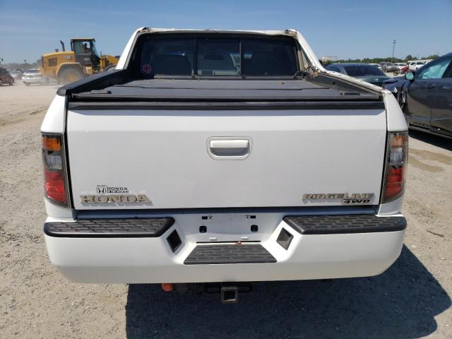 2HJYK16478H538422 - 2008 HONDA RIDGELINE RTS WHITE photo 6