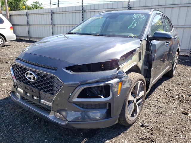 KM8K3CA54MU610697 - 2021 HYUNDAI KONA LIMITED GRAY photo 2