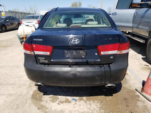 5NPEU46F17H194127 - 2007 HYUNDAI SONATA SE BLACK photo 6