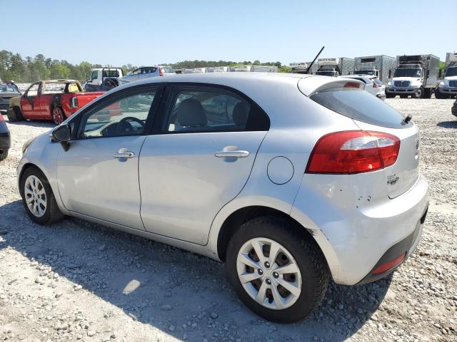 KNADN5A3XC6004533 - 2012 KIA RIO EX SILVER photo 2