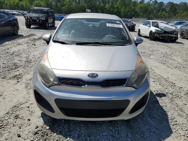 KNADN5A3XC6004533 - 2012 KIA RIO EX SILVER photo 5