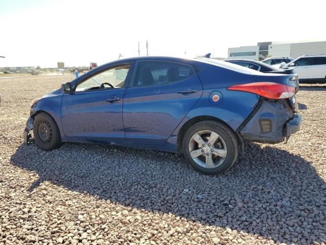 KMHDH4AE7DU508732 - 2013 HYUNDAI ELANTRA GLS BLUE photo 2