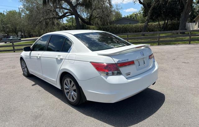 1HGCP2F80BA101653 - 2011 HONDA ACCORD EXL WHITE photo 3