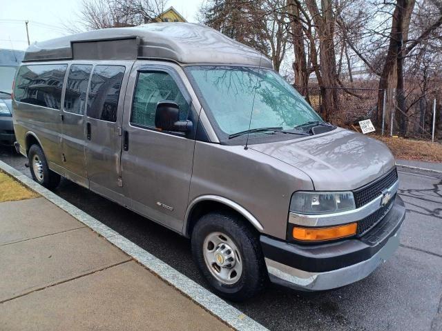 1GAHG39U761117155 - 2006 CHEVROLET EXPRESS G3 GRAY photo 1