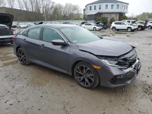 2HGFC2F80MH531132 - 2021 HONDA CIVIC SPORT 灰色 照片 4