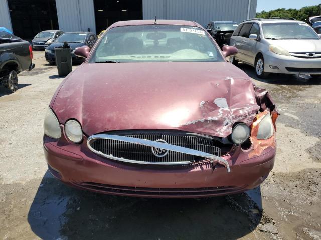 2G4WC532251199054 - 2005 BUICK LACROSSE CX RED photo 5