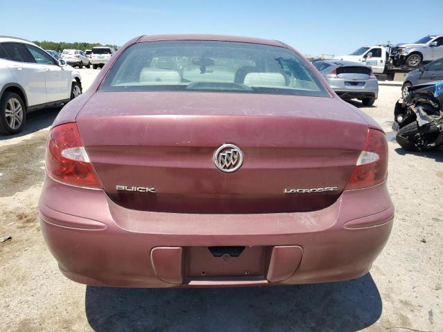 2G4WC532251199054 - 2005 BUICK LACROSSE CX RED photo 6