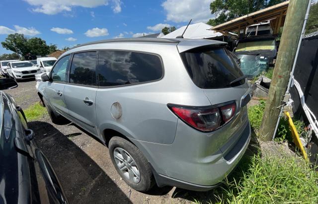 1GNKRFKD5FJ319938 - 2015 CHEVROLET TRAVERSE LS SILVER photo 3