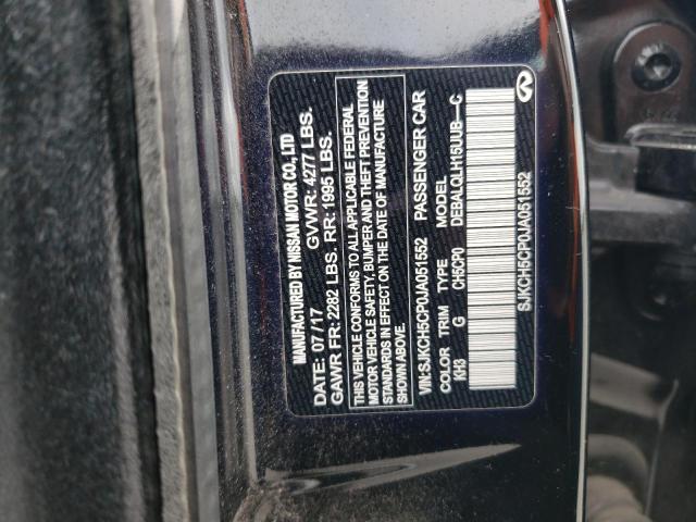 SJKCH5CP0JA051552 - 2018 INFINITI QX30 BASE أسود صورة 12