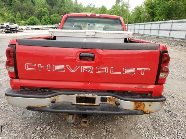 1GCEK19V07Z184527 - 2007 CHEVROLET SILVERADO K1500 CLASSIC RED photo 6