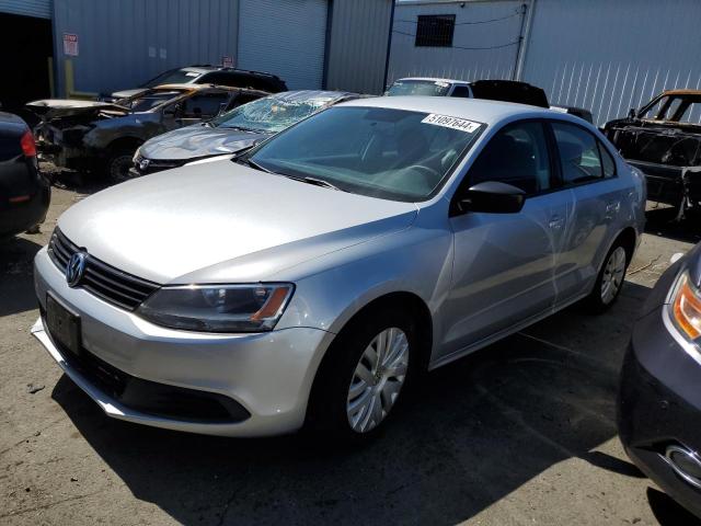 3VW1K7AJ9DM410102 - 2013 VOLKSWAGEN JETTA BASE SILVER photo 1