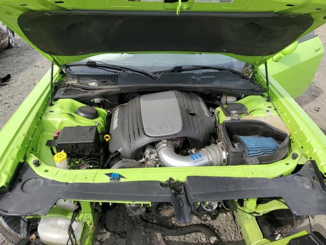 2C3CDZAT9FH855562 - 2015 DODGE CHALLENGER SXT GREEN photo 11