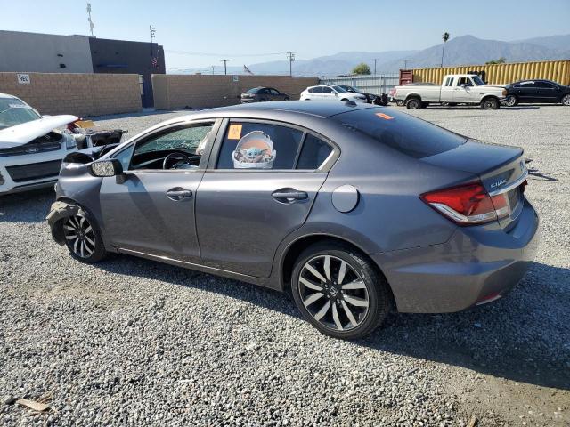 19XFB2F94EE269784 - 2014 HONDA CIVIC EXL GRAY photo 2