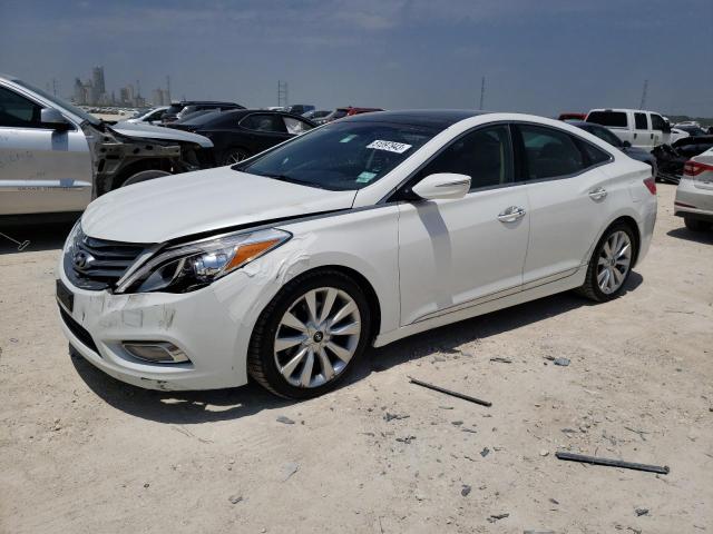 KMHFH4JG8EA353248 - 2014 HYUNDAI AZERA GLS WHITE photo 1