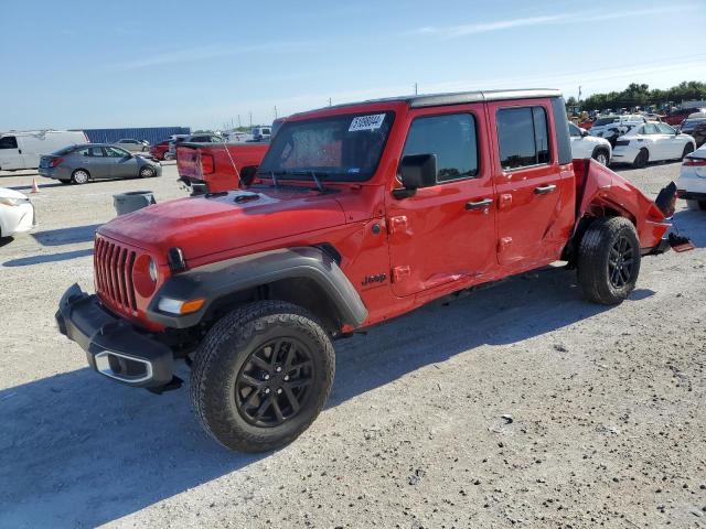 1C6HJTAG3PL557207 - 2023 JEEP GLADIATOR SPORT RED photo 1