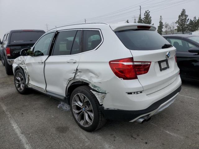 5UXWX7C54H0S18779 - 2017 BMW X3 XDRIVE35I WHITE photo 2