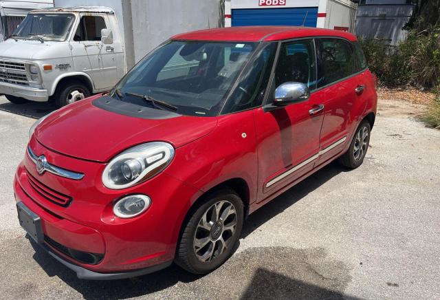 ZFBCFACH6EZ002909 - 2014 FIAT 500L LOUNGE RED photo 2