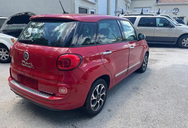 ZFBCFACH6EZ002909 - 2014 FIAT 500L LOUNGE RED photo 4