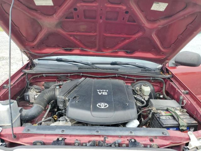 3TMJU62N48M062496 - 2008 TOYOTA TACOMA DOUBLE CAB PRERUNNER RED photo 11